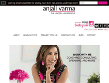 Tablet Screenshot of anjalivarma.com